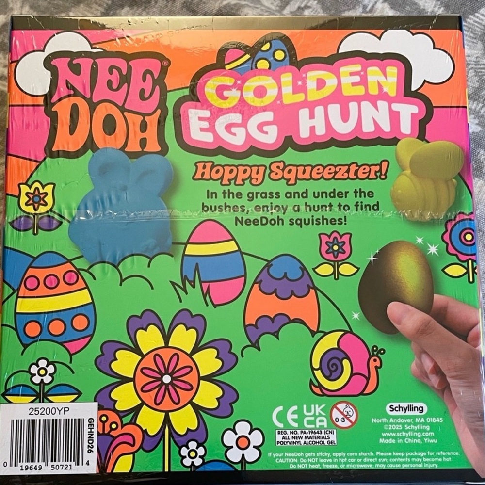 Nee Doh Golden Egg Hunt Set